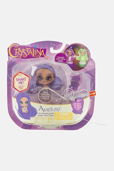 Crystalina Amethyst Dolls 17 L X 18 H X 7 W CM, Purple