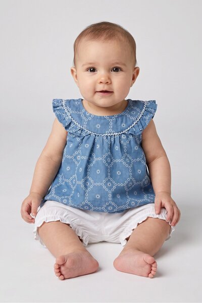 Penelope Mack Toddlers Girl 2 Pcs Graphic Print Top And Bottom Set, Multicolor