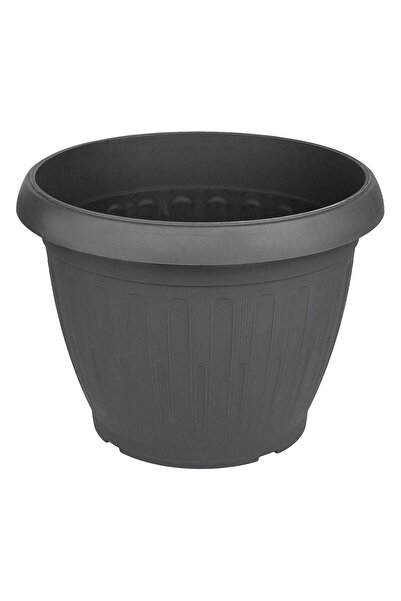 OEM Πλαστική γλάστρα ανθρακί Ø45x35cm - 32l