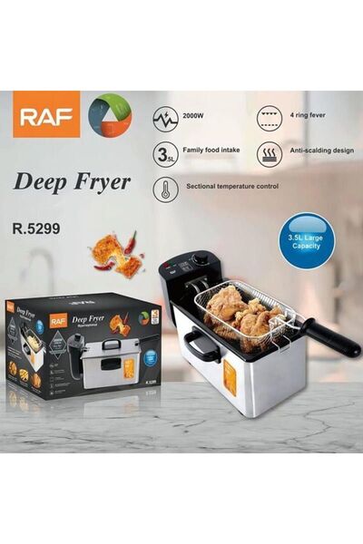OEM RAF Φριτέζα λαδιού inox 2000W 3.0L R.5299 - Deep Fryer