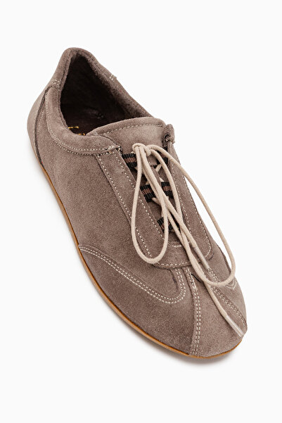 Limoya Berry Genuine Leather Mink Suede Lace-Up Casual Women's Shoes