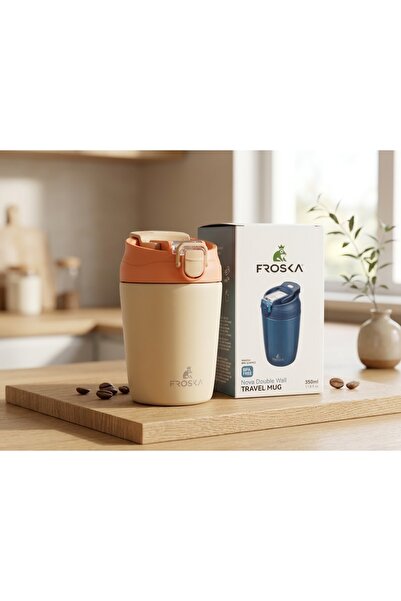 Titiz Plastik Ti̇ti̇z Çi̇ft Bari̇yerli̇ Froska 350 ml Portable Steel Thermos ...