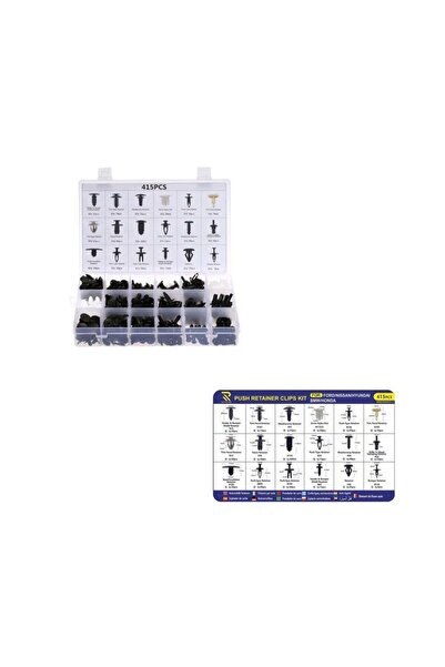 OEM Rchang Κασετίνα με 415 pcs πλαστικά κουμπώματα – κλιπ αυτοκινήτου W06/W04...