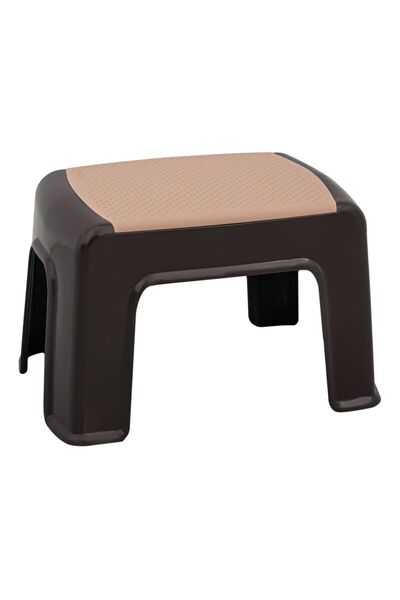 OEM Taburet din Plastic Bej Maro 30x21x21cm