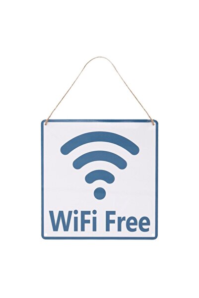 OEM Декоративна метална табела WiFi безплатно 20x20см