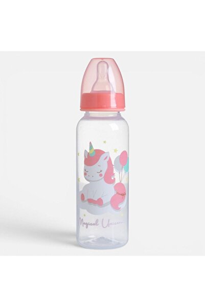 OEM Biberon din Plastic cu Tetina din Silicon & Model Unicorn 250ml 0M+