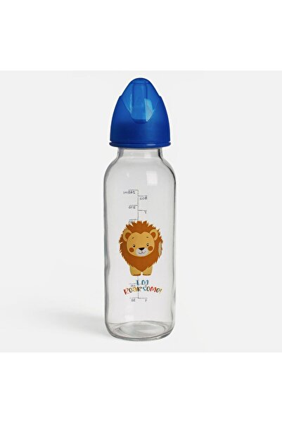 OEM Biberon din Sticla cu Tetina din Silicon Leu Honey Baby 240ml