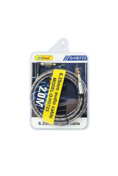 OEM Andowl Καλώδιο Ήχου 6.35mm σε 6.35mm 2.0M Q-HD723 - Audio Cable