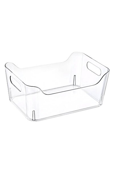 OEM Transparent Plastic Storage Box with Handles 10L