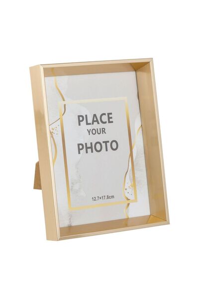 OEM Photo Frame with Wide Gold Frame 13x18cm