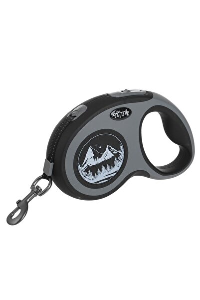 OEM Lesa Mecanica Heavy Duty Gri Neagra cu Curea pentru Caini de Talie Mare