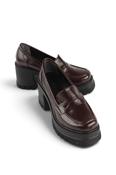 luuq shoes Γυναικείο Loafer με χοντρή σόλα και τακούνι VALEN