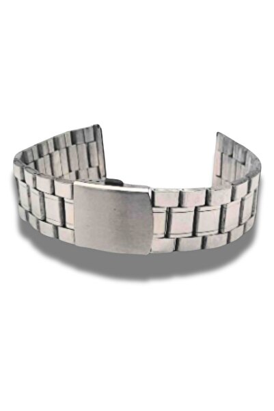 OEM Curea de ceas argintie de 14 mm, stil cataramă fluture mică