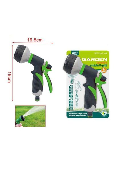 OEM KMT Tools Πιστόλι Ποτίσματος 8 Θέσεων - 8 Position Watering Gun