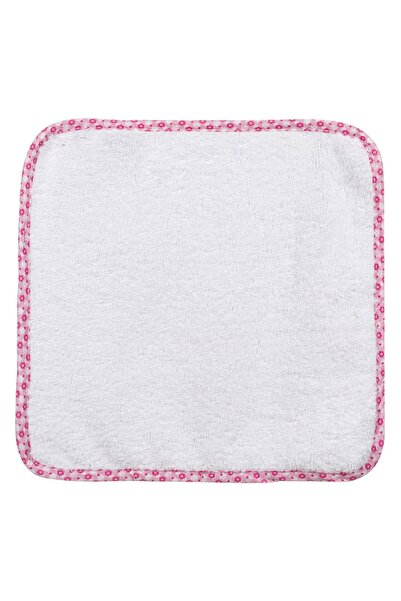 OEM Prosopel din Bumbac Roz cu Flori pentru Copii 30x30cm