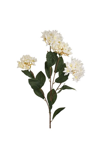 OEM Floare Artificiala cu Tulpina Lunga & Flori Albe 94cm