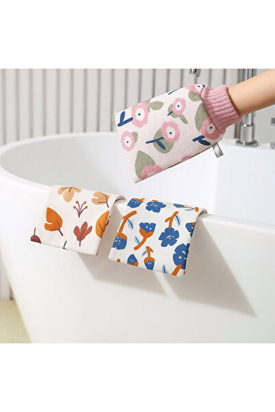 VİSLUNA 1 Adet Duş Kesesi Vücut Peeling Kesesi Banyo Hamam Kese Scrub Kesesi