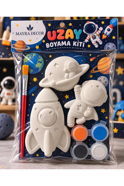 UZAY TEMALI BOYAMA KİTİ