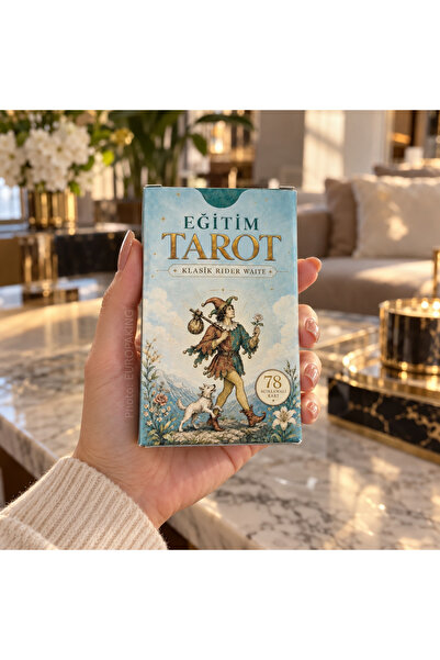 Tanem Mall Eğitim Tarot Klasik Rider Waite 78 Kart Türkçe Açıklamalı Tarot De...