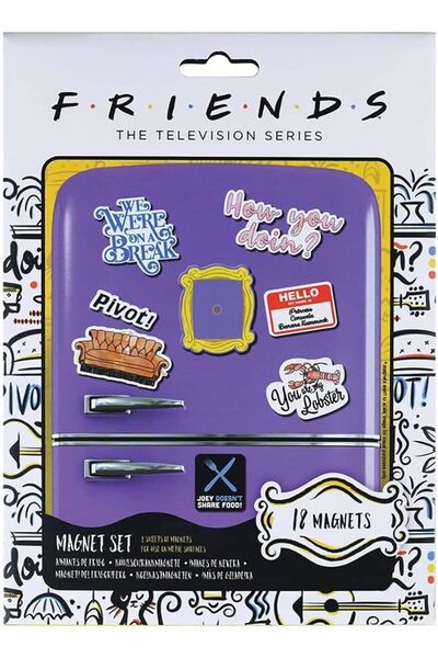 Pyramid International Friends Fridge Magnets, Set of 18 Magnets - Official Me...