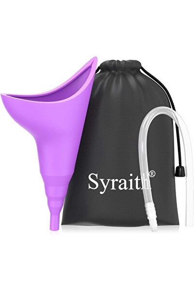 Syraith Female Urinal Women Portable Urination Device Pee Funnel She Standing...