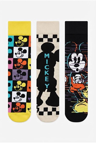 Mickey Mouse Licensed Disney Men's Socks 3-Pack Adult Men's Socks Cotton Sock...