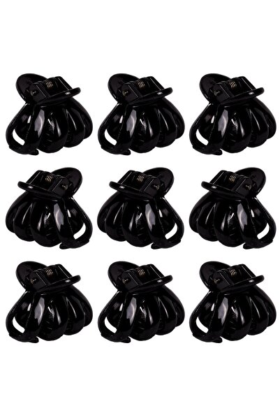 OEM Black Hair Clips for Women 2.3cm - 9 pcs