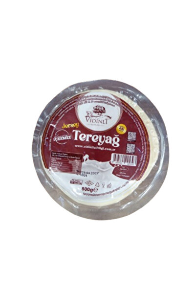Vidinli Çiftliği Jersey Sütünden Tereyağ 500Gr