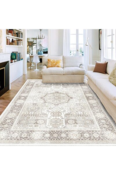 Generic Living Room Rugs Vintage Washable Non-Slip Indoor Traditional Printed...