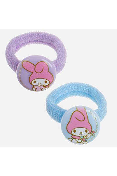 OEM Children's Hair Elastics Frotte Lila Bleu with Glitter Round Element My M...