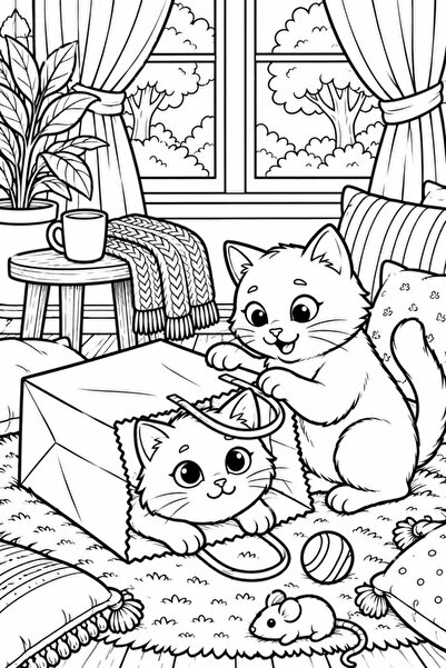 COZY RELAXATION Cozy Pets. Descoperă noua carte de colorat pentru relaxare din colectia recent apărută pe piața din România.
