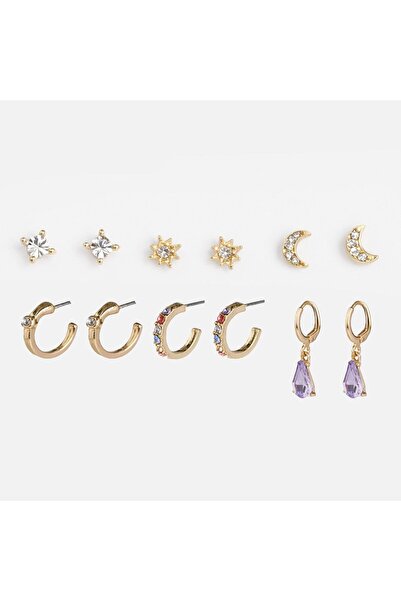 OEM Cercei de Culoare Aurie Diverse Modele cu Strasuri Glitter pentru Femei -...