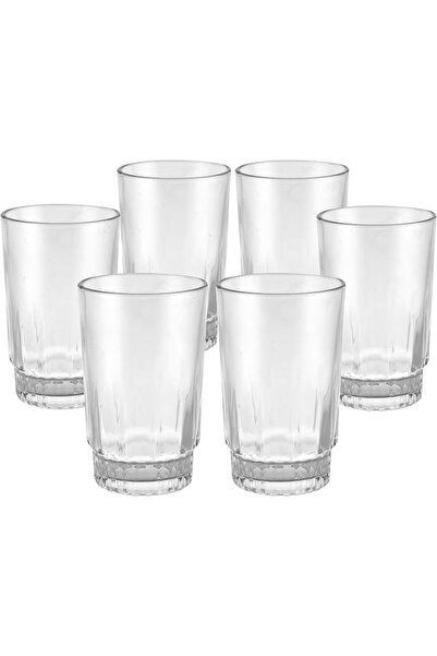 ROYALFORD RF9818 6Pcs 240ml Glass Tumbler - Portable Water Cup Drinking Glass...