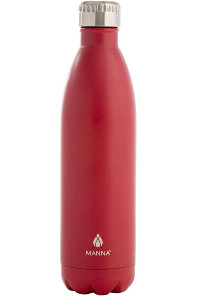 manna High Grade Stainless Steel Vogue Water Bottle Red 739ml