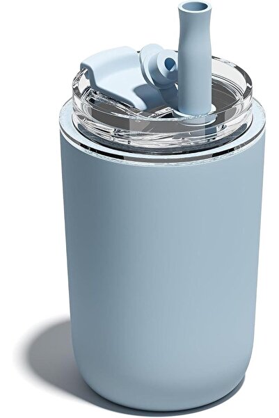 Tazweeq 10oz / 280ML Insulated Coffee Tumblers, Light Blue Travel Coffee Tumb...