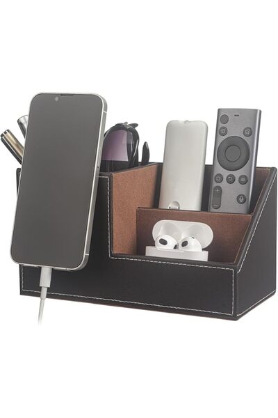 GENERAL Joyz Premium Pu Leather Desk Organizer with Multiple Storage Space, P...