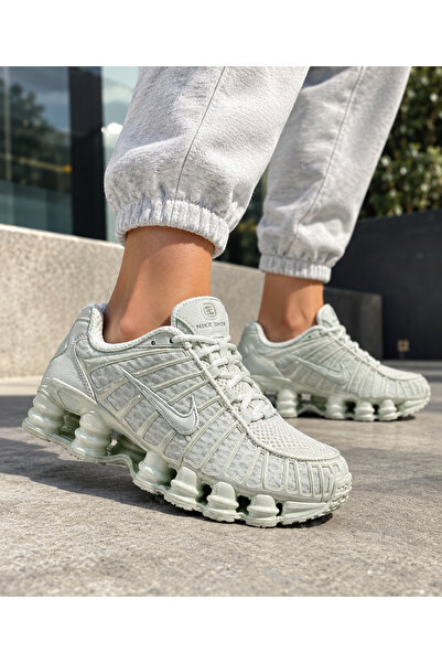Nike Shox TL Metallic Silver' Genç Sneaker Ayakkabı SpormooN