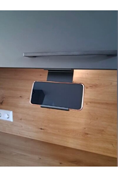 Mutfak Dolap Altı Telefon Tutucu Standı ve Organizer Düzenleyici