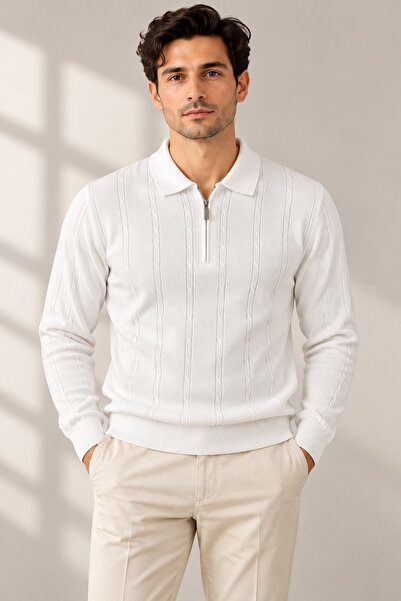 Generic Brand Polo Neck Knitwear Sweater