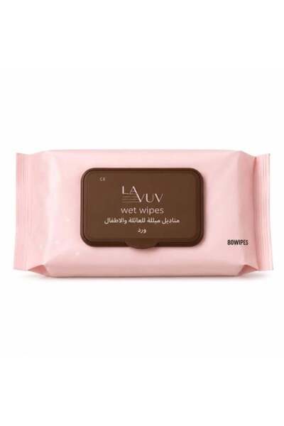 NAN Wet wipes for family and children from Lavov brand - Rose 80 pieces