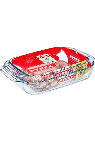 Pyrex Set of 2 Rectangular Roasters (3L + 4L)