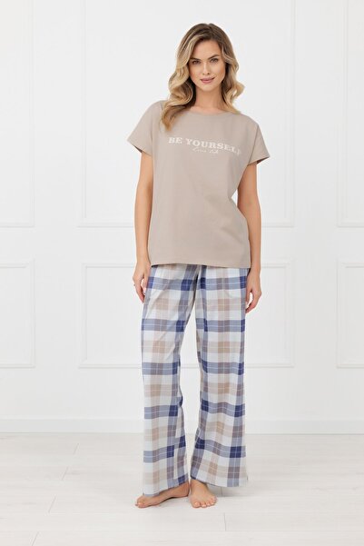 Other Pijama de damă cu mânecă scurtă și pantaloni lungi Rima XL