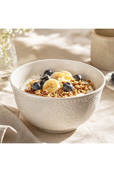 OEM Ecru Porcelain Bowl 450ml