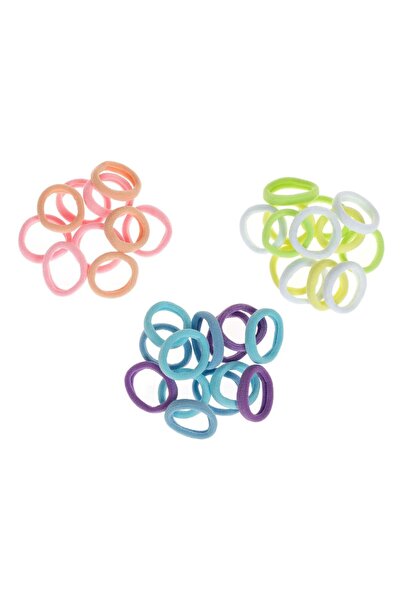 OEM Elastice Par Frotte Culori Pale cu Lurex pentru Copii - 36buc