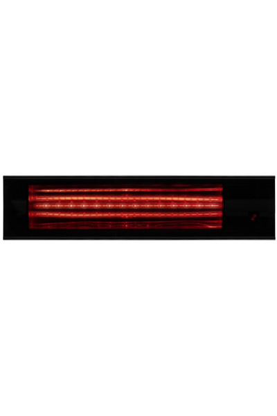 Elcon GLASS IR-3000 3000 W IP65 Siyah Camlı Uzaktan Kumandalı Infrared Isıtıcı