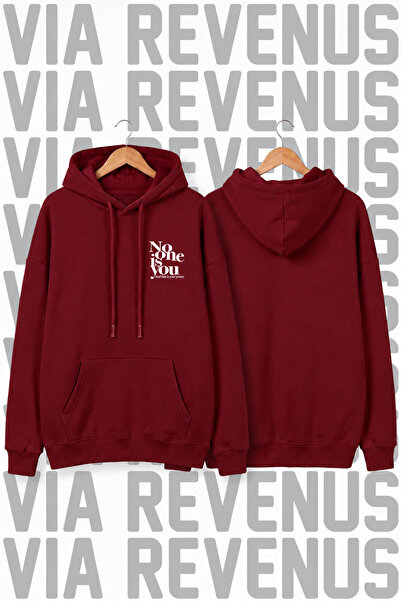 Vordevia No One Is You and That Is Your Power Printed Wide-Fit Hoodie Sweatsh...