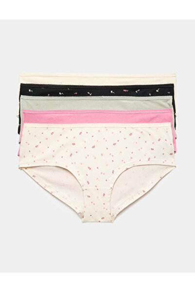 Marks & Spencer 5'li Cotton Lycra Short Külot Seti
