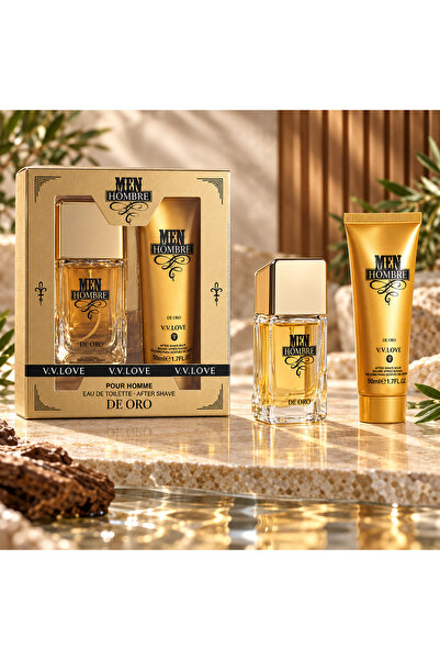 V.V LOVE Set Parfum si After shave De oro, 30 + 50 ml