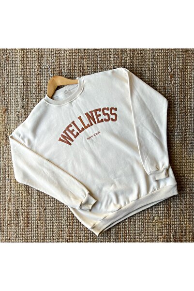 Unisex Oversize Fit Baskılı Sweatshirt