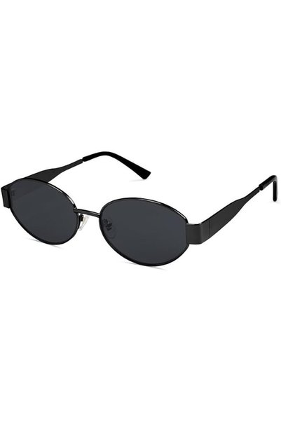 SOJOS Retro Oval Sunglasses for Women Men Trendy Sun Glasses Classic Shades U...